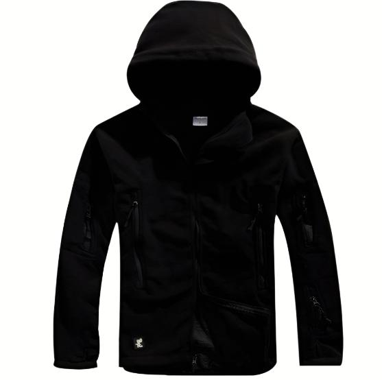 Veste Hiver Homme Polaire avec Capuche et Manches Longues - PanierRoyale