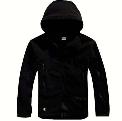 Veste Hiver Homme Polaire avec Capuche et Manches Longues - PanierRoyale