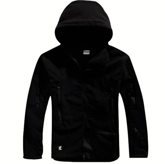 Veste Hiver Polaire avec Capuche et Manches Longues