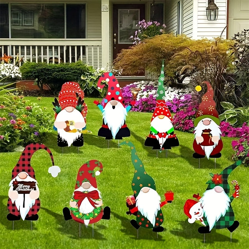 Décorations de Noël Maison Complète 8 Pièces - PanierRoyale