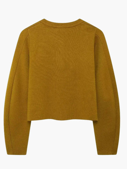 Cardigan Court en Maille Élégant pour Femme
