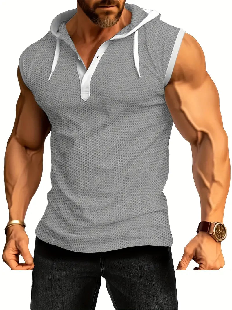 Débardeur Homme à Capuche Sport