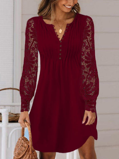 Robe Féminine Brodée Élégante