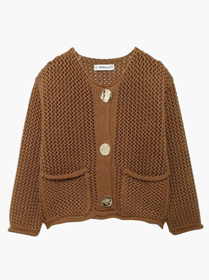 Lya | Cardigan Tricot Femme Élégant
