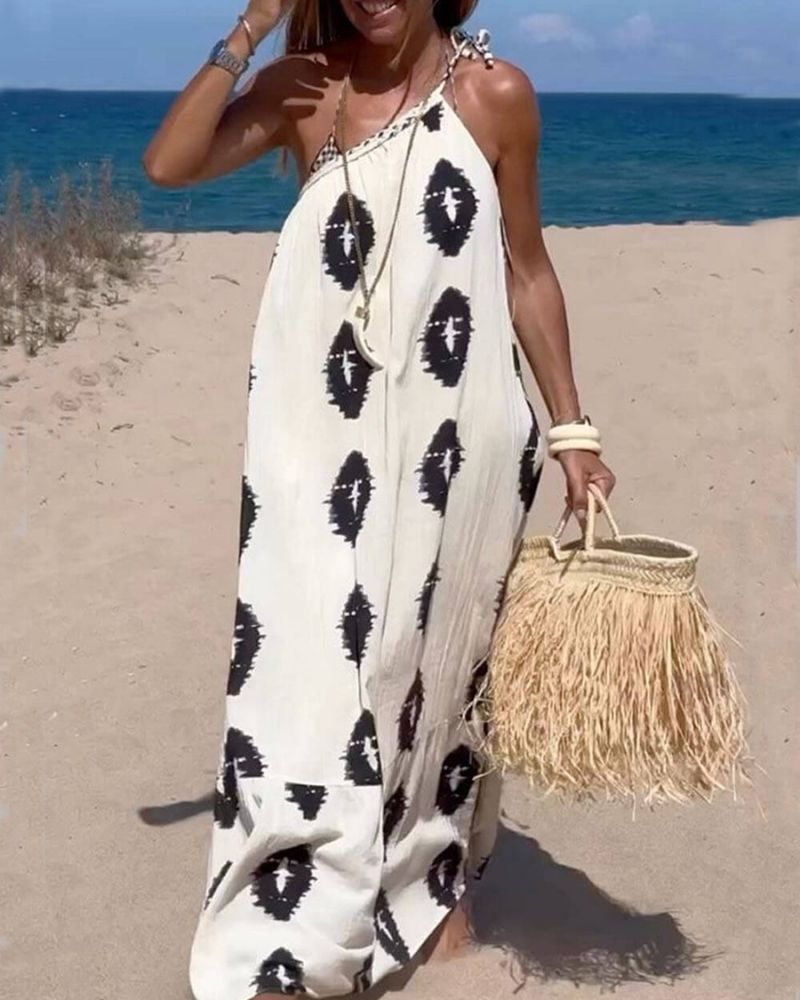 Robe Été Longue pour Femme Asymétrique et Légère - PanierRoyale