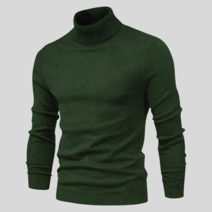 Pull Homme Col Montant Doux et Élégant pour Hiver