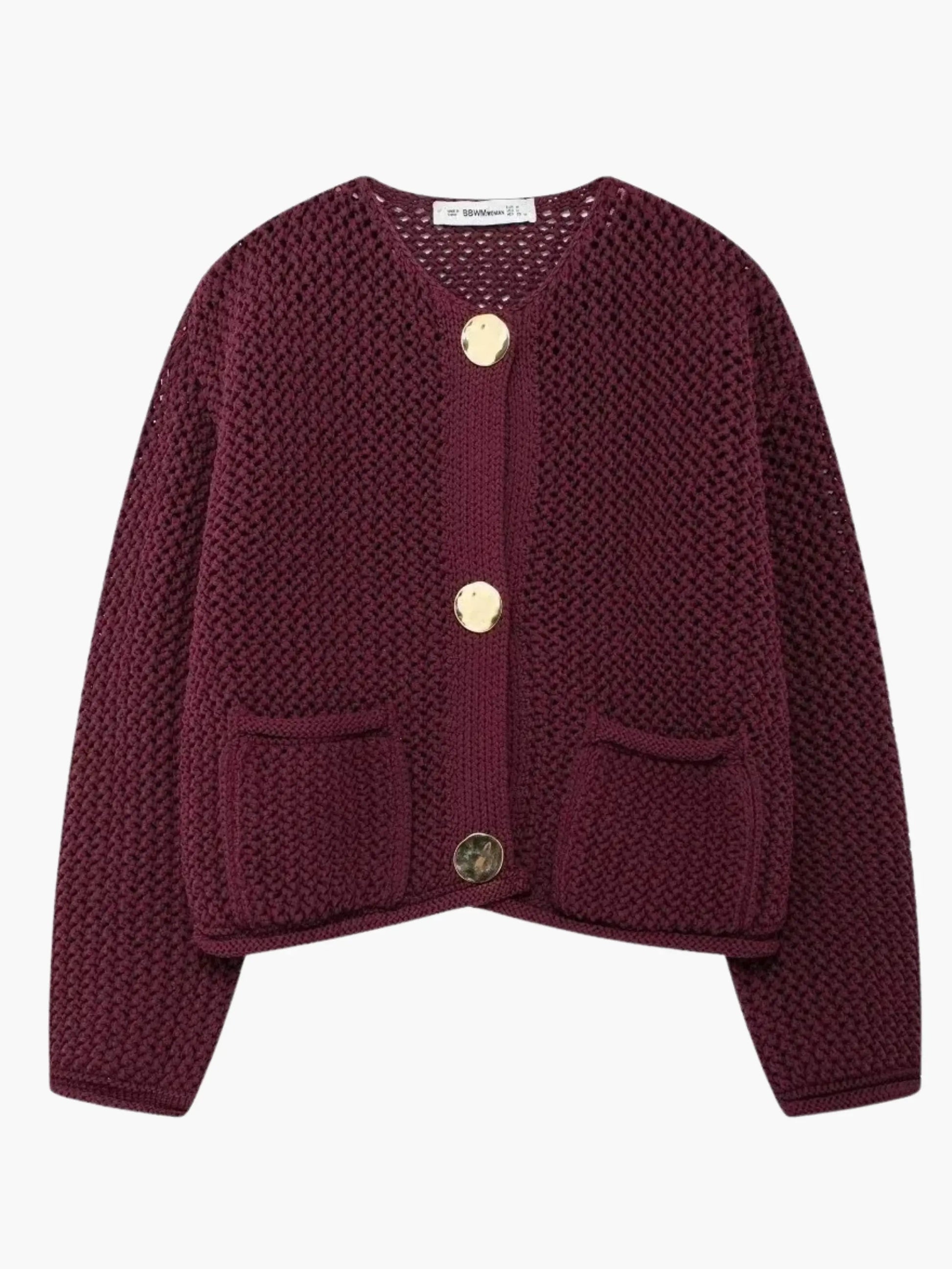 Lya | Cardigan Tricot Femme Élégant - BerlinGlamour