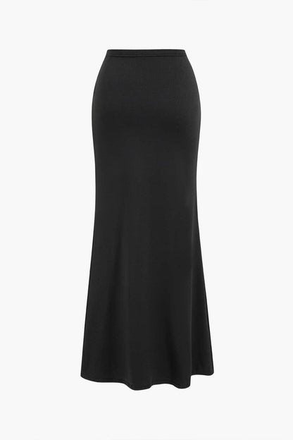 Ensemble Nele : Robe Longue Élégante à Décolleté