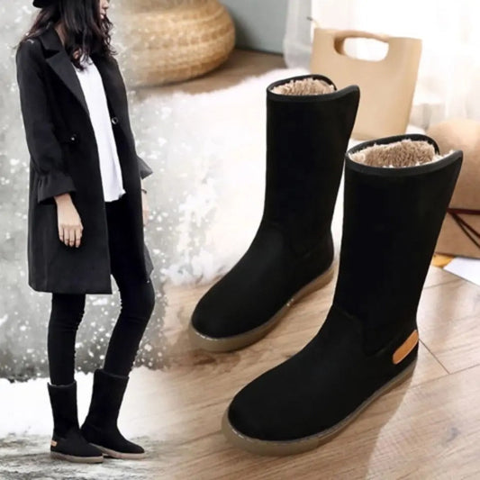 Bottes Hiver Fourrées et Chauffantes avec Semelle Antidérapante - PanierRoyale