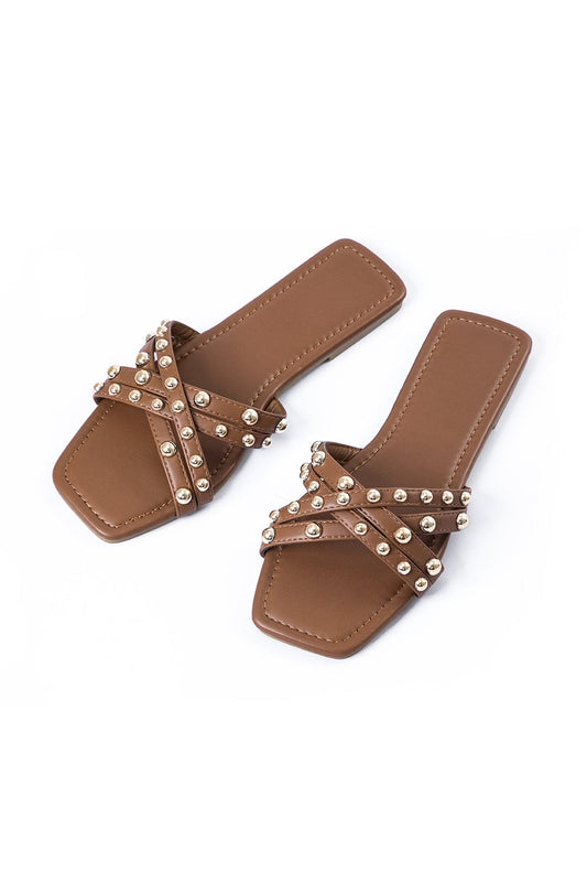 Sandales Tendances à Boucles Métalliques - BerlinGlamour