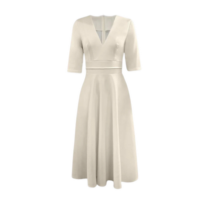 Robe Courte Féminine Chic Rétro