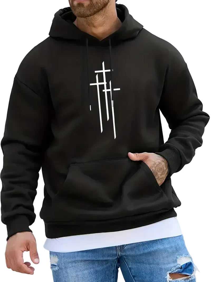 Sweat à Capuche Streetwear Homme Sport Chic