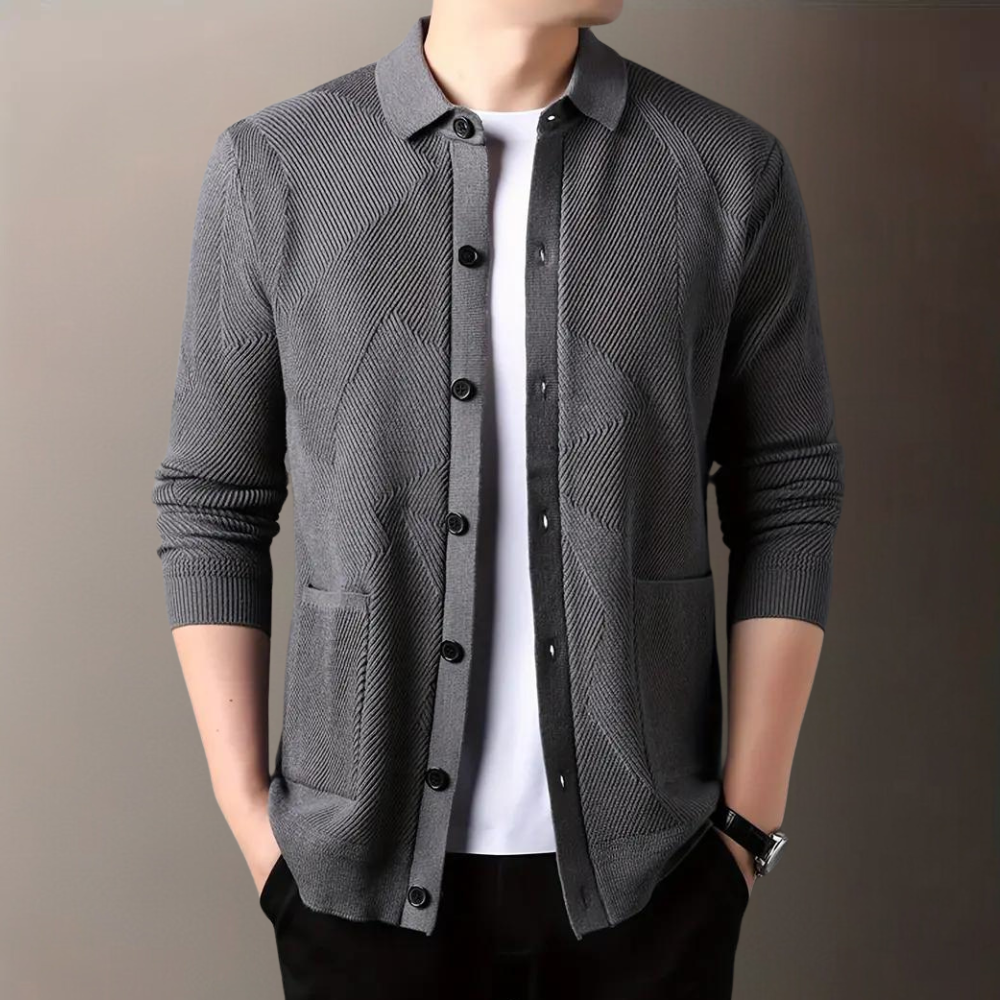 SAMUEL - Cardigan Tricoté pour Hommes