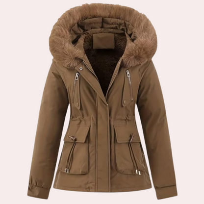 BELLA - Veste d'Hiver à Capuche Moderne pour Femmes