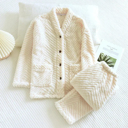 Pyjama Femme Hiver Doux et Confortable