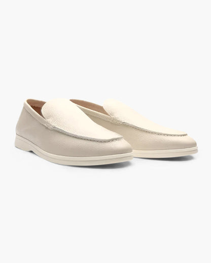 Mocassin en Cuir de Véritable Style Vintage pour Homme