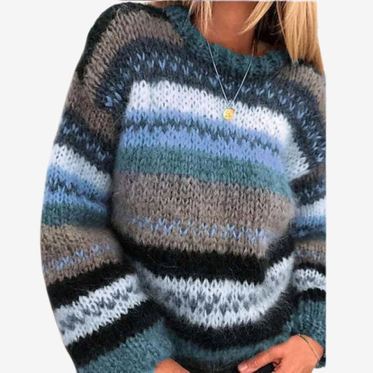 Pull En Maille Coloré et Confortable pour Femme - PanierRoyale