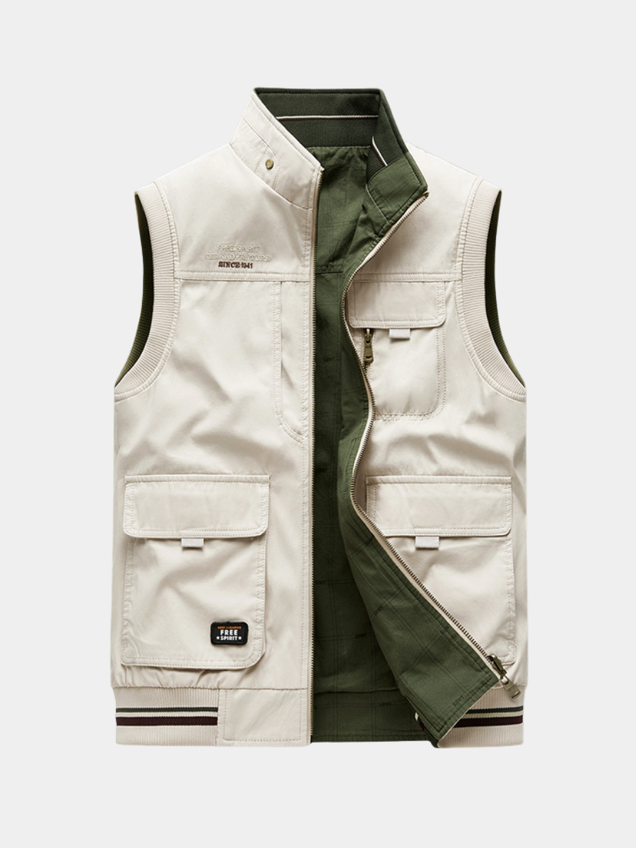 Gilet Homme Coton Confort Coupe Ajustée - PanierRoyale