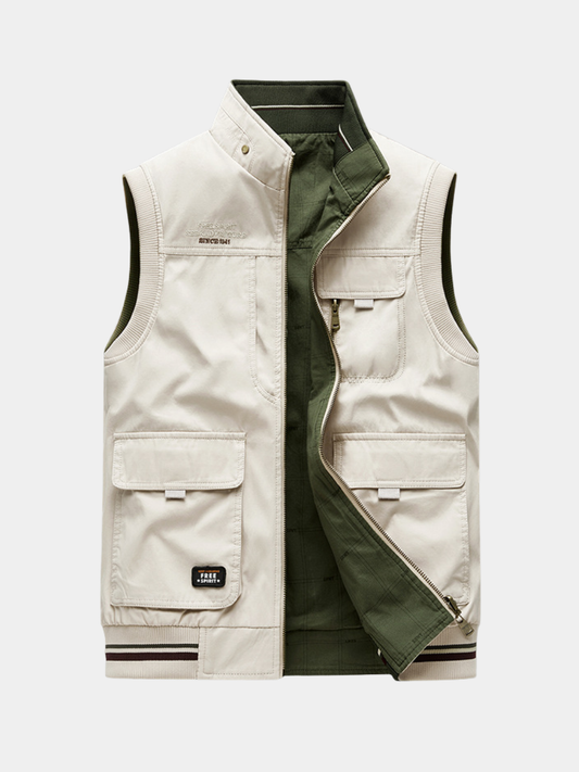 Gilet Homme Coton Confort Coupe Ajustée - PanierRoyale