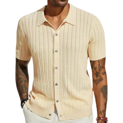 Chemise Homme Traditionnelle Col Revers Blanc