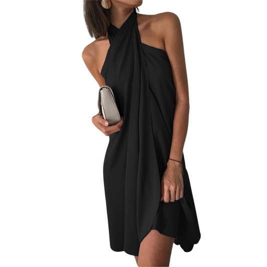 Robe Été Décolleté Col V Sans Manches - PanierRoyale