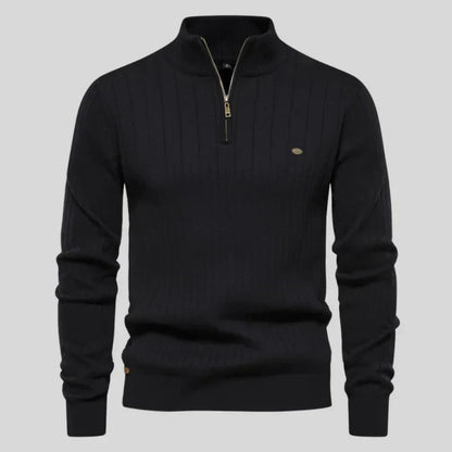 Pull Homme Manches Longues Zippé pour Tous les Jours
