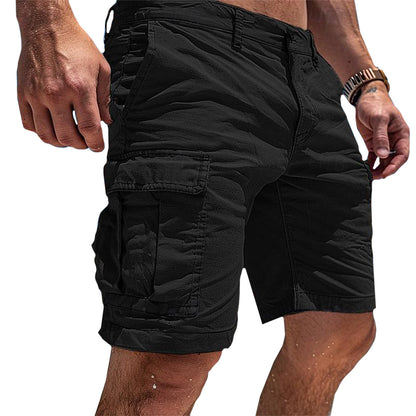 Pantalon Chino Cargo Homme Court et Comfortable