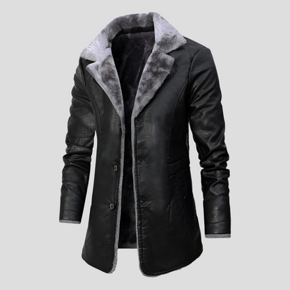 Veste D’Hiver En Cuir Pour Homme | Tendance