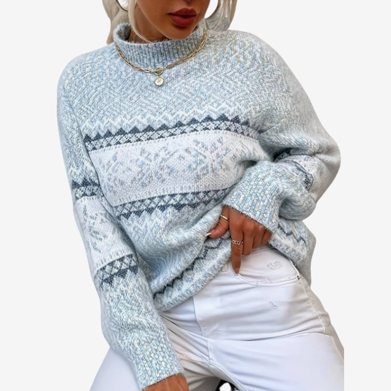 Pull Femme Slim Imprimé Élégant