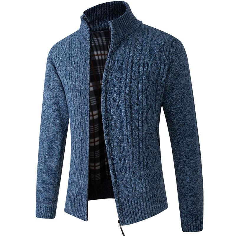 Pull Homme Velours Chaud et Élégant