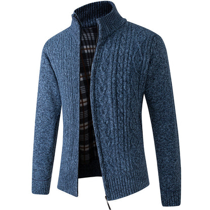 Pull Homme Velours Chaud et Élégant