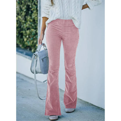 Pantalon Femme Confort Taille Haute Élastiqué - PanierRoyale