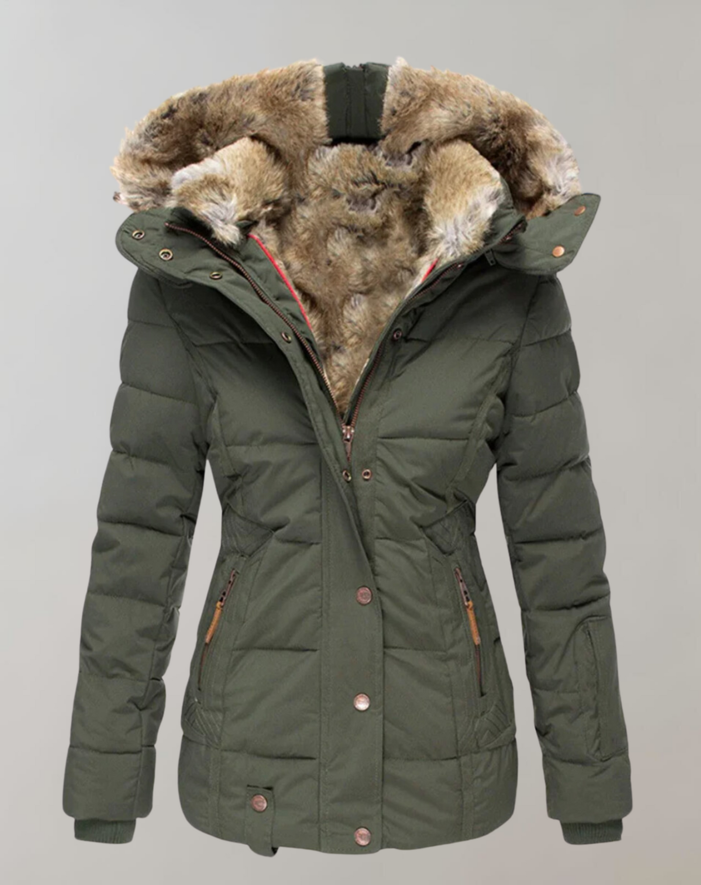 Manteau Femme Hiver Épais et Confortable avec Doublure Chaude