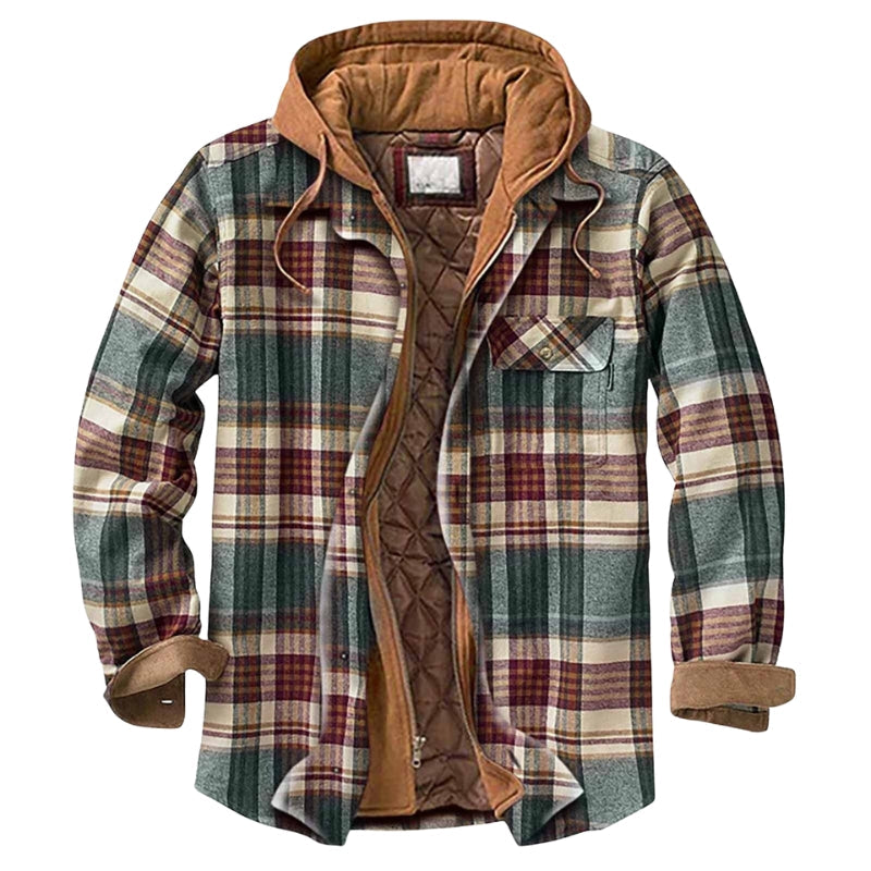 Veste imperméable à capuche zippée longue