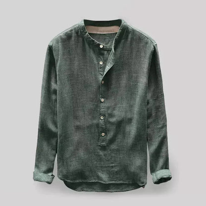 Chemise Décontractée Manches Longues Boutonnées
