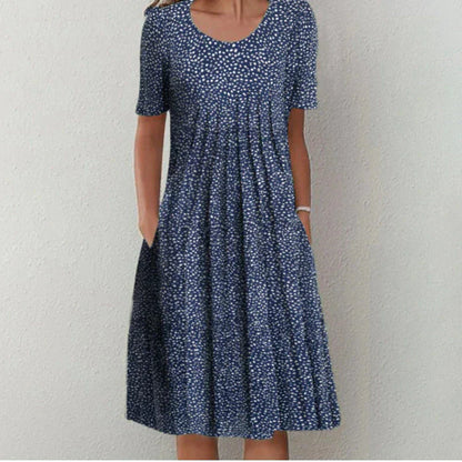 Robe Femme Longue en Coton Doux et Élégante