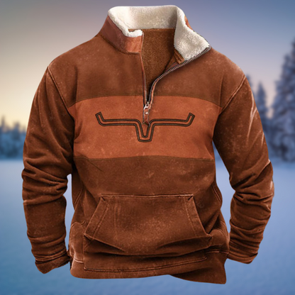 Sweat à capuche zip homme style streetwear moderne