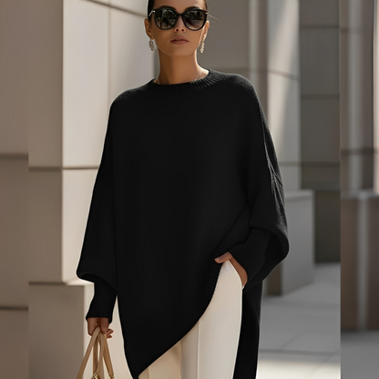 Pull Grande Taille pour Femme Col Rond Élégant