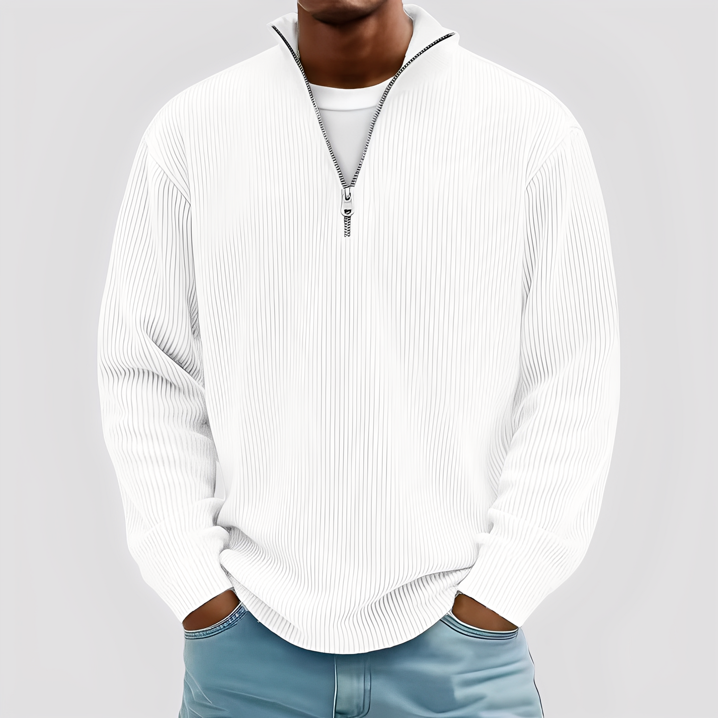 Pull Décontracté Homme Large et Confortable