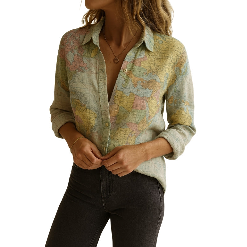 Blouse Femme Manches Longues Chic et Élégante