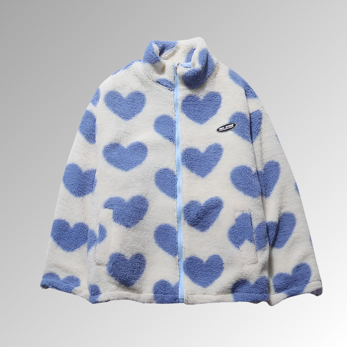 Manteau Peluche Double Face Coupe Confortable