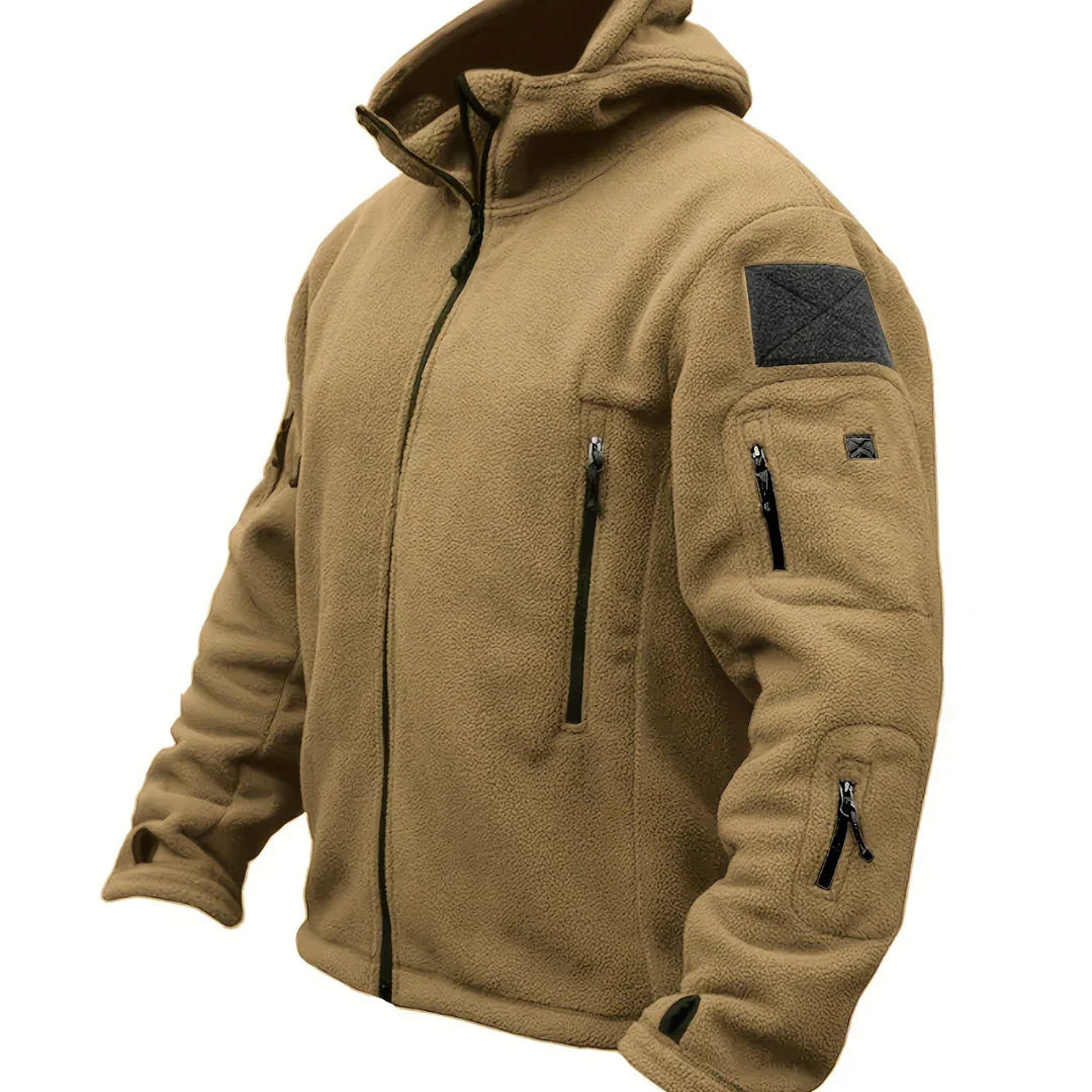 Veste Homme Hivernale Réversible avec Capuche et Éclair