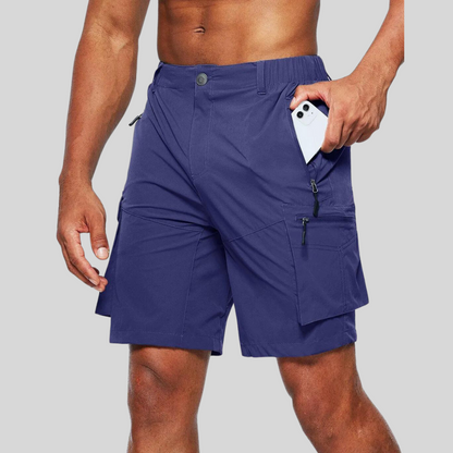 Short de randonnée homme imperméable pour plein air