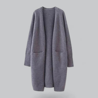 Cardigan Femme Tricot Chaud à Fermeture Ouverte