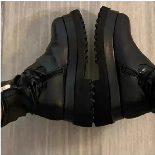 Bottines Femmes à Talons Hauts avec Fermeture Éclair et Style Décontracté - PanierRoyale