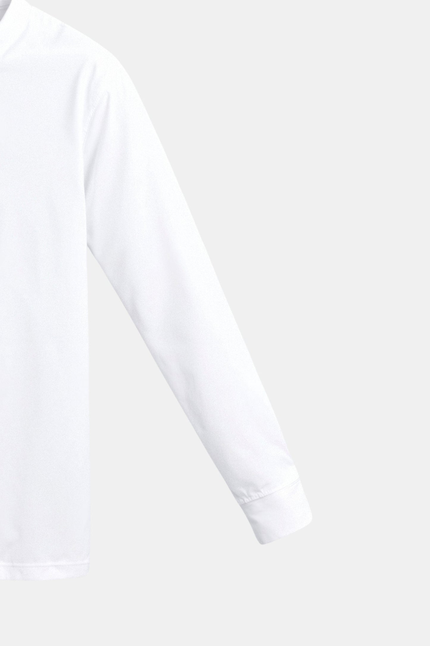 Chemise à Col Montant Blanc Classique
