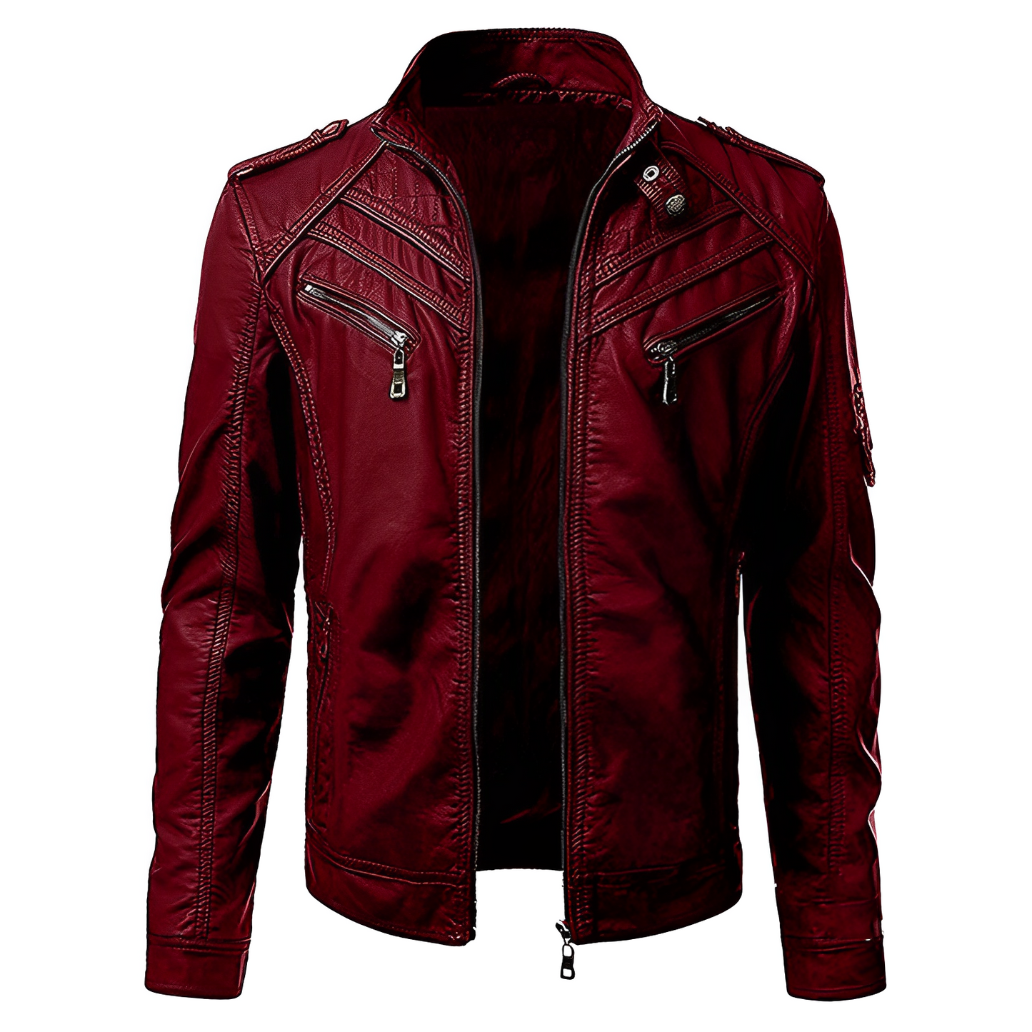 Veste cuir homme style biker moderne