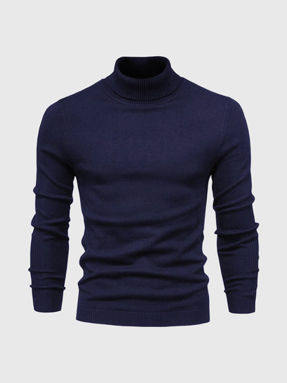 Pull à Col Roulé Homme Lavable