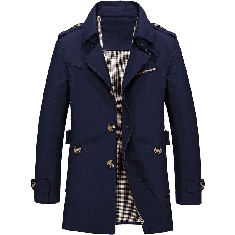 Trenchcoat Homme Classique et Élégant