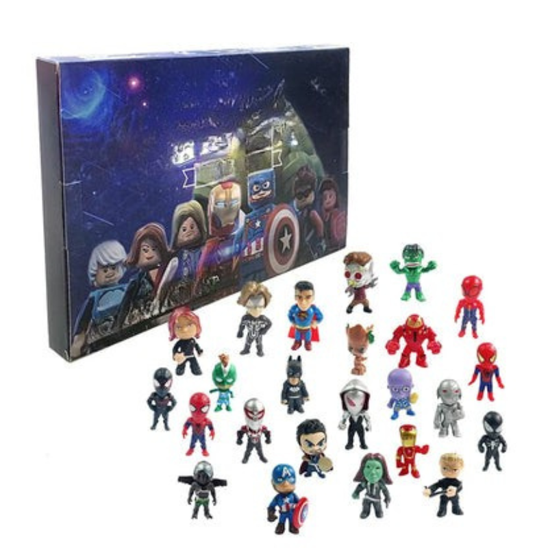 Calendrier de l'Avent Marvel pour Enfants avec Figurines Collectibles